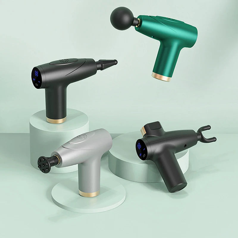 4-Head Mini Massage Gun