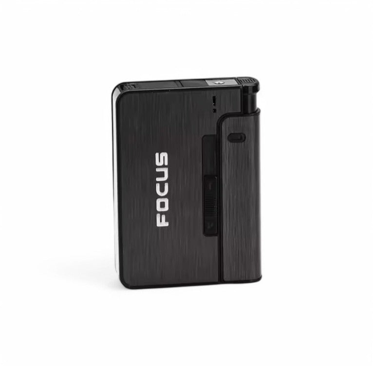 Focus Cigarette Ejector with Lighter Compartment